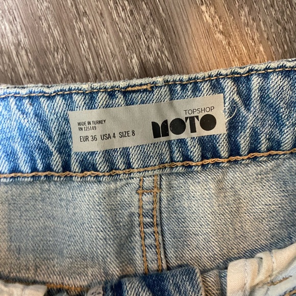 Denim high waisted mini skirt - Picture 2 of 2